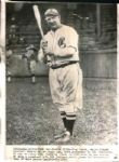 1931 Ping Bodie Oakland Oaks PCL "TSN Collection Archives" Original 7" x 9" Photo (Sporting News Collection Hologram/MEARS LOA)