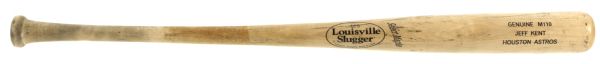 2003-04 Jeff Kent Houston Astros Louisville Slugger Professional Model Game Bat (MEARS A9)