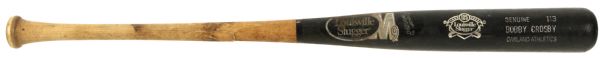 2009 Bobby Crosby Oakland Athletics Louisville Slugger M9 Professional Model Game Bat (MEARS A8)