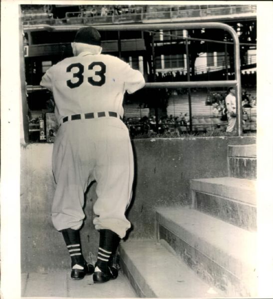 1948 Honus Wagner Pittsburgh Pirates "TSN Collection Archives" Original 8" x 9" Photo (Sporting News Collection Hologram/MEARS LOA)