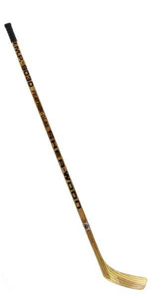 1991-96 Adam Oates Boston Bruins Game Used Hockey Stick (MEARS Auction LOA)