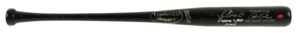 2005 Rafael Palmeiro Baltimore Orioles Game Used Signed Louisville Slugger Bat (Palmeiro LOA & MEARS A10)
