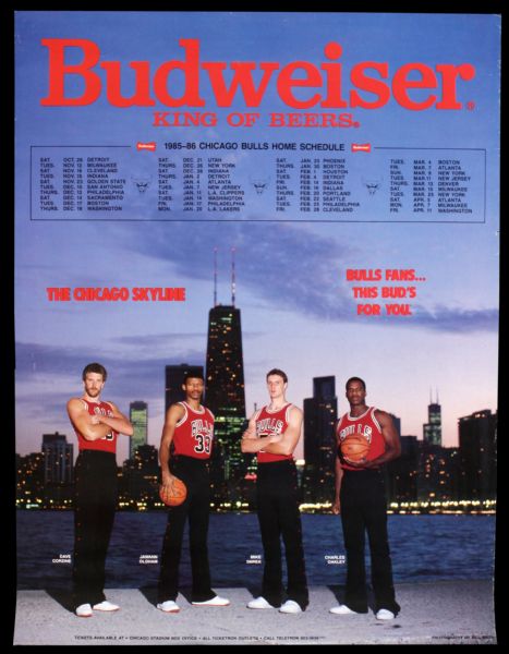 1980s Chicago Bulls Related Posters - Lot of 60 Some With Jordan Three Different Designs