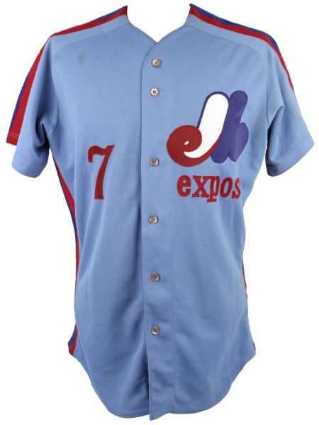 1980 Ron LeFlore Montreal Expos Game Worn Jersey (MEARS A10) 