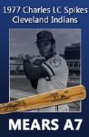1977 Charles "LC" Spikes Cleveland Indians H&B Louisville Slugger Professional Model Game Used Bat (MEARS A7)