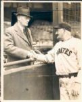 1937 Honus Wagner Pittsburgh Pirates "Boston Herald Archives" Original 8" x 10" Photo (Boston Herald Hologram/MEARS LOA)
