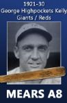1921-31 George Kelly H&B Louisville Slugger Professional Model Game Used Bat (MEARS A8)