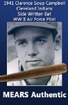 1941 Clarence Soup Campbell J.C. Higgins Professional Model Game Used Bat - Side Written Clarence Campbell 3-13-41 (MEARS Authentic)