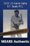 1922-25 Gene Valla San Francisco Seals PCL Spalding Professional Model Game Used Bat (MEARS Authentic)