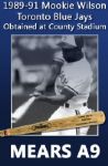 1989-91 Mookie Wilson Cooper Professional Model Game Used Bat (MEARS A8)