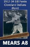 1932-34 Bill Perrin Cleveland Indians H&B Louisville Slugger Professional Model Game Bat (MEARS A8)