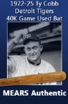 1922-25 Ty Cobb H&B Louisville Slugger 40K Professional Model Game bat (DIRECT FROM THE LOUISVILLE SLUGGER FIND)