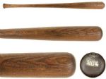 1940 Mike McCollum Side Written and Vault Marked MC4 Western Auto Game Used Bat (MEARS LOA)