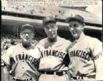 1940-62 Joe DiMaggio & Brothers "TSN Collection Archives" Original Photo - Lot of  4 (Sporting News Collection Hologram/MEARS LOA)