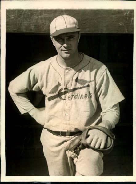 1928-34 St. Louis Cardinals "The Sporting News Collection Archives" Original Photo - Lot of 3 w/ Flint Rhem Fred Frankhouse (Sporting News Collection Hologram/MEARS Photo LOA)