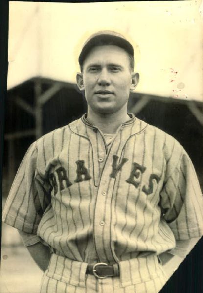 1927 Eddie Moore Boston Braves "TSN Collection Archives" Original 5" x 7" Photo (Sporting News Collection Hologram/MEARS LOA)