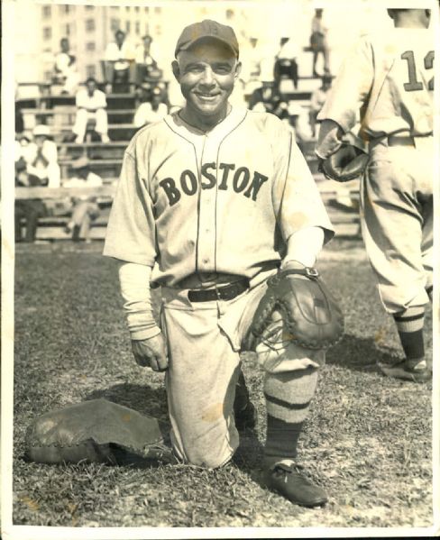 1936 Bing Miller Boston Red Sox "TSN Collection Archives" Original 8" x 10" Photo (Sporting News Collection Hologram/MEARS LOA)