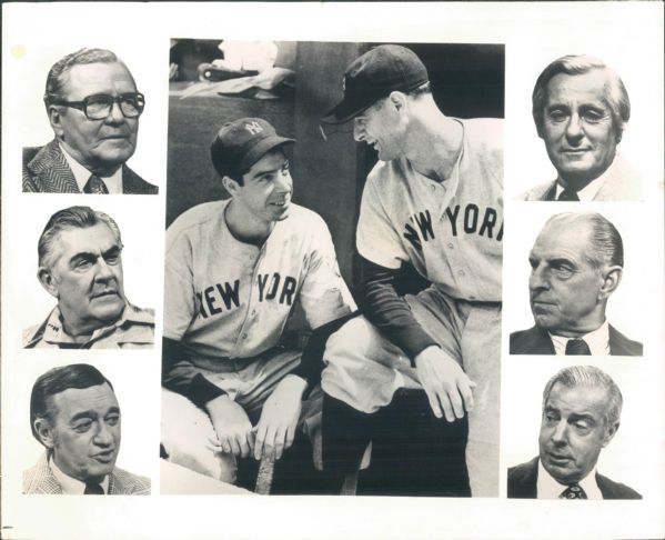 1977 Joe DiMaggio New York Yankees & Other Greats "TSN Collection Archives" Original 8" x 10" Photo (Sporting News Collection Hologram/MEARS Photo LOA)