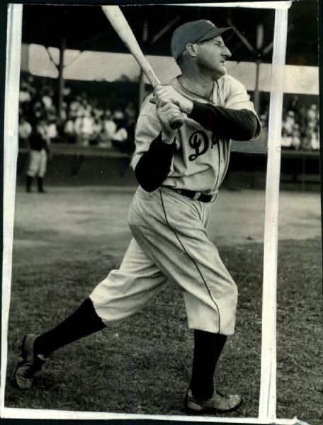 1935 Goose Goslin Detroit Tigers "Boston Herald Archives" Original 5.5" x 7.5" Photo (BH Archives Hologram/MEARS LOA)