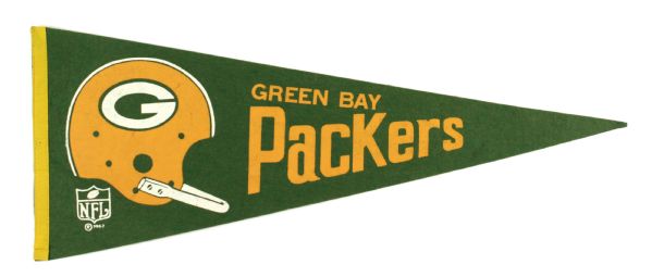 1967 Green Bay Packers Full Size Pennant