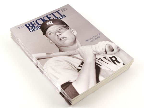 1995 Mickey Mantle New York Yankees Beckett Monthly Magazine - Lot of 7