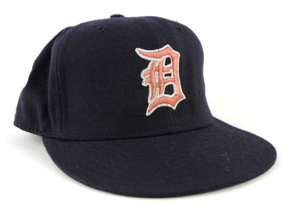 1977-80 Detroit Tigers Game Worn Cap (MEARS LOA)