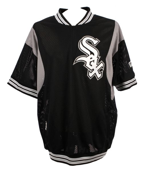 2006 Matt Thornton Chicago White Sox Game Worn BP Jersey Purchased From White Sox - MEARS LOA 
