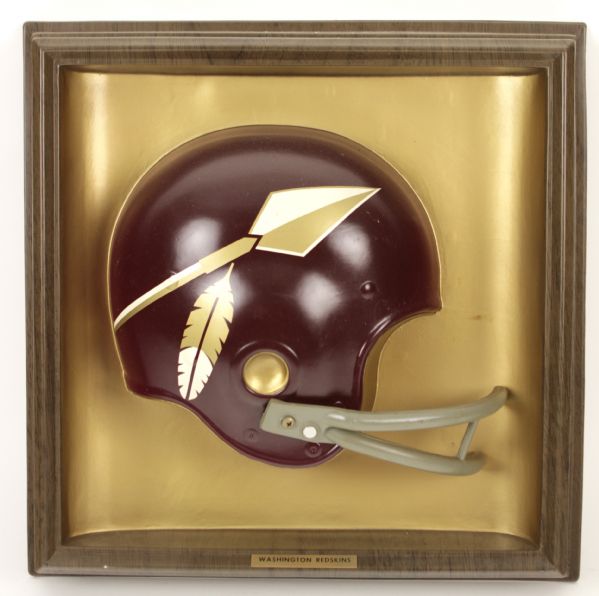 1969-70 Circa Washington Redskins NFL Football Helmet Plaque