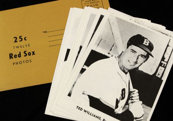 1960 Boston Red Sox Photo Pack -Near Set of 12 w/Ted Williams 