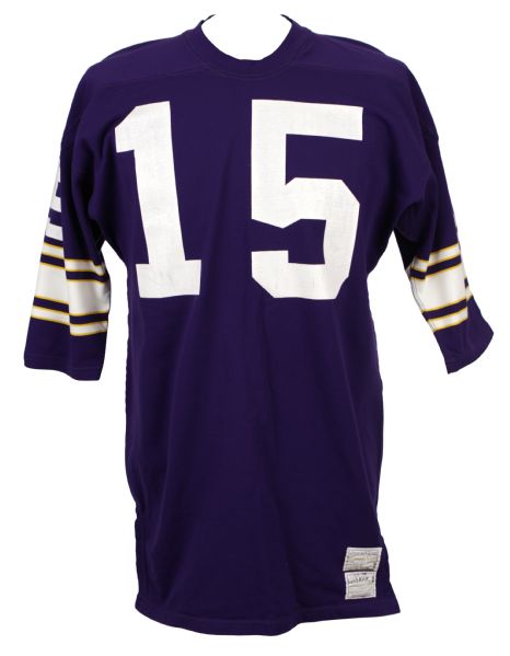 1970-71 Gary Cuozzo Minnesota Vikings Game Worn Jersey - MEARS LOA 