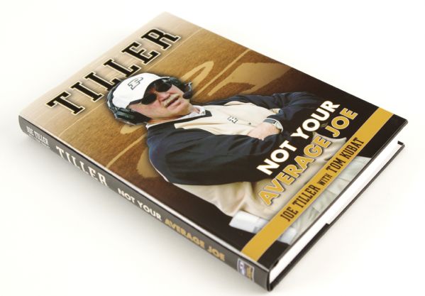 2006 Joe Tiller University of Purdue Signed Not You Average Joe Hardcover Book 486/500