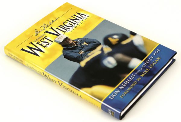 2006 Don Nehlen Signed Tales From The West Virginia Sideline Hardcover Book 93/150