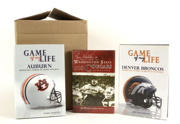 2007 Game of my Life Auburn Hardcover Book - Lot of 10 Other Books - 18 Total Books