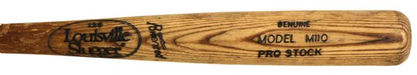 1990s Milwaukee Brewers Louisville Slugger Professional Model Game Used Bat - Autographed by Jeff DAmico (MEARS LOA)