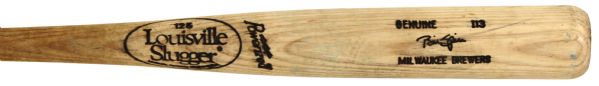 1992-93 Billy Spiers Milwaukee Brewers Louisville Slugger Professional Model Game Used Bat (MEARS LOA) Ex-County Stadium
