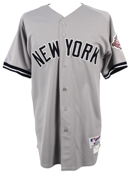 2003 Mel Stottlemyre New York Yankees Jersey w/100 Seasons Patch - MEARS LOA 