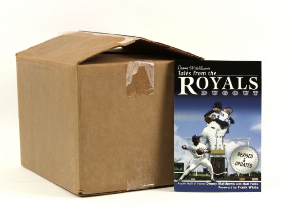 2006 Frank White Kansas City Royals Tales from the Royals Dugout - Case of 30