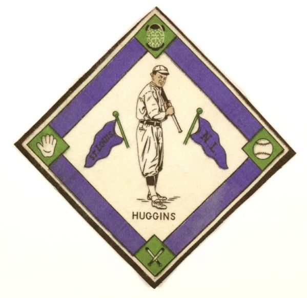 1914 Miller Huggins St. Louis Cardinals B18 Blanket - Purple Pennant Variation
