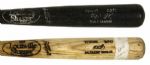 1994-97 Benji Gil & Mark Smith Louisville Slugger Professional Model Game Used Bats - Lot of 2 (MEARS LOA)