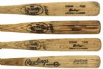1987-90 Glenn Braggs Milwaukee Brewers Game Used Bat Collection (4) MEARS Authentic LOA