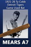 1921-26 Ty Cobb Detroit Tigers H&B Louisville Slugger Professional Model Game Used Bat (MEARS A7.5) "Cobb batted .401 in 1922"