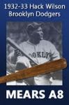 1932 Hack Wilson Brooklyn Dodgers H&B Louisville Slugger Professional Model Game Used Bat (MEARS A8)
