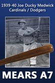 1939-40 Ducky Medwick Cardinals/Dodgers H&B Louisville Slugger Professional Model Game Used Bat (MEARS A7)