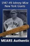 1947-49 Johnny Mize New York Giants H&B Louisville Slugger Professional Model Game Used Bat (MEARS LOA) 