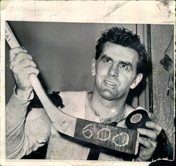 1951-59 Maurice "The Rocket" Richard Montreal Canadiens Original Photos - Lot of 9 (MEARS LOA)