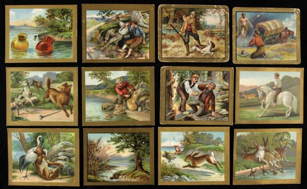 1910  T57 Fable Series Turkish Trophies - Lot of 56