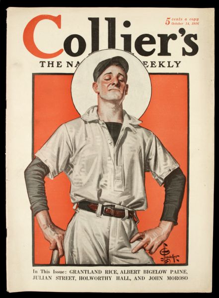 1916 Colliers The National Weekly Baesball Themed Publication - Grantland Rice 