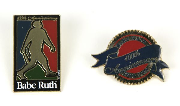 1995 Babe Ruth 100th Anniversary Pin - Lot of 2 