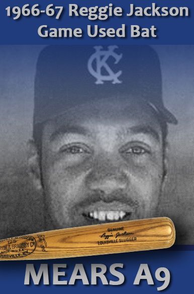 1966-1967 Earliest Known Reggie Jackson H&B Louisville Slugger Profesional Model Signed Game Used Bat (MEARS A9) Kansas City Athletics