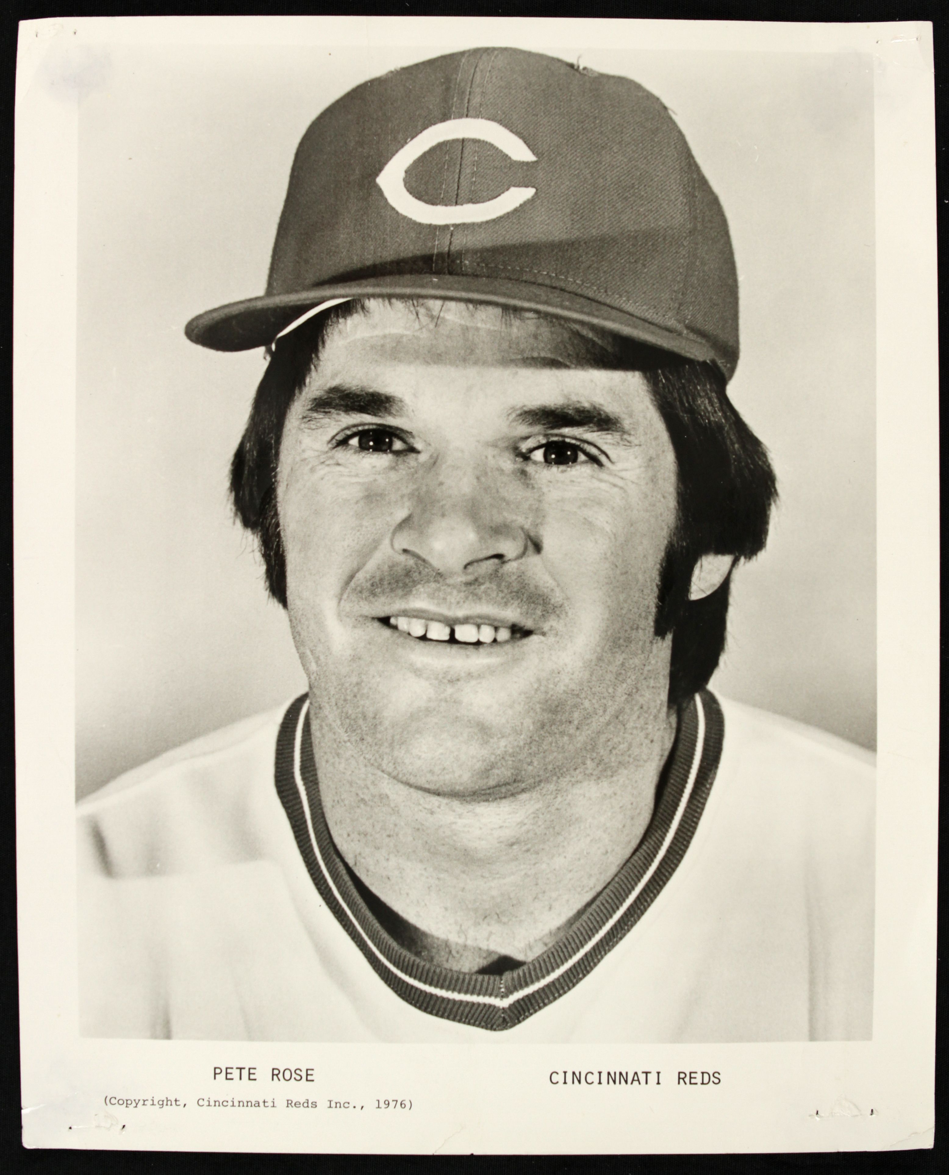 Lot Detail - 1970s-90s Cincinnati Reds Team & Player Photo w/Vintage Johnny Bench Pete ...